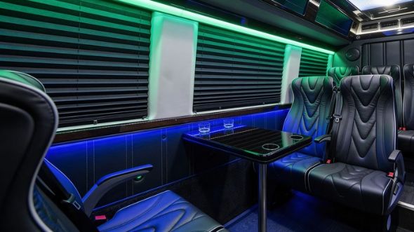 18 passenger sprinter van inside fort worth