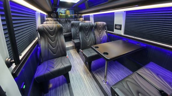 18 passenger sprinter van interior fort worth