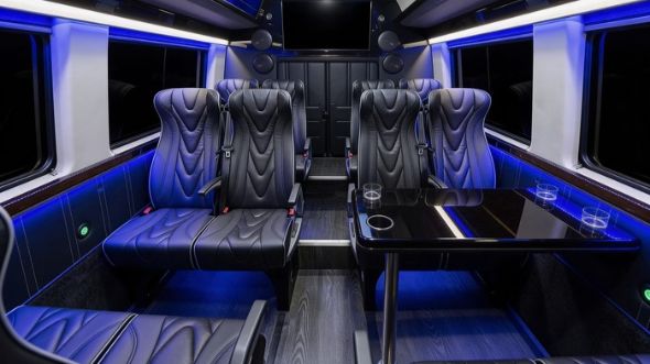 20 passenger sprinter van inside fort worth