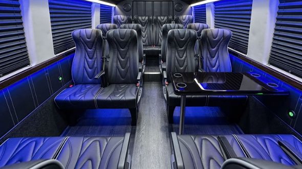 fort worth 20 passenger sprinter van interior