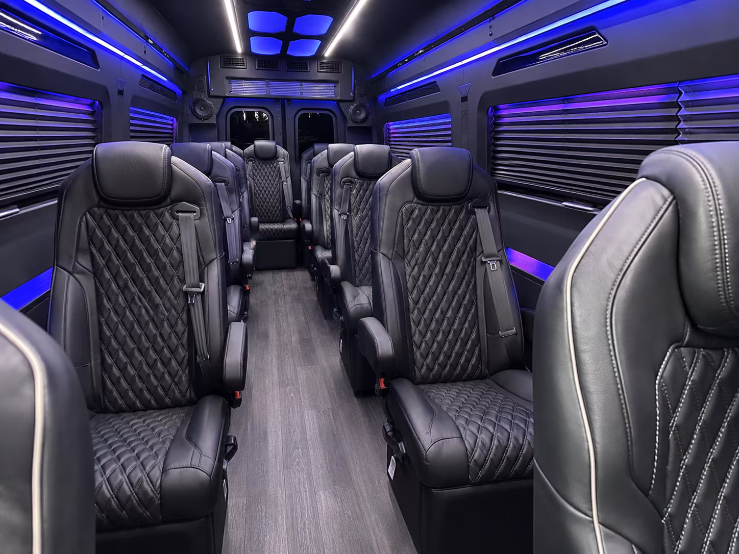 20 passenger sprinter van inside