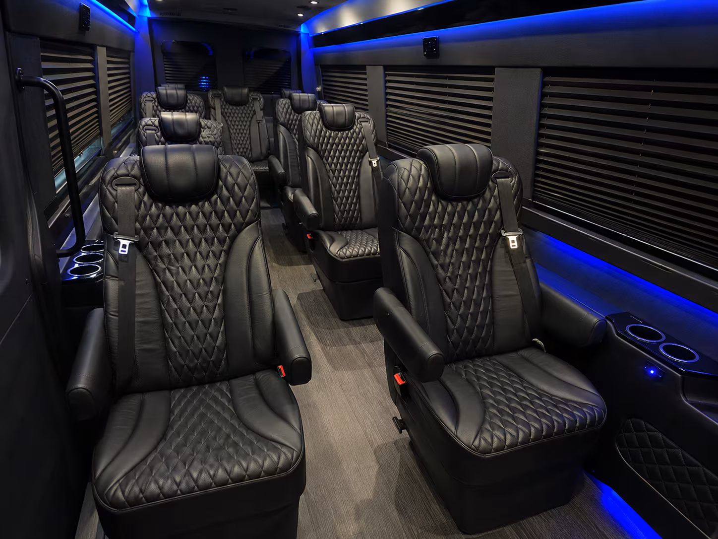 fort worth 10 passenger sprinter van inside