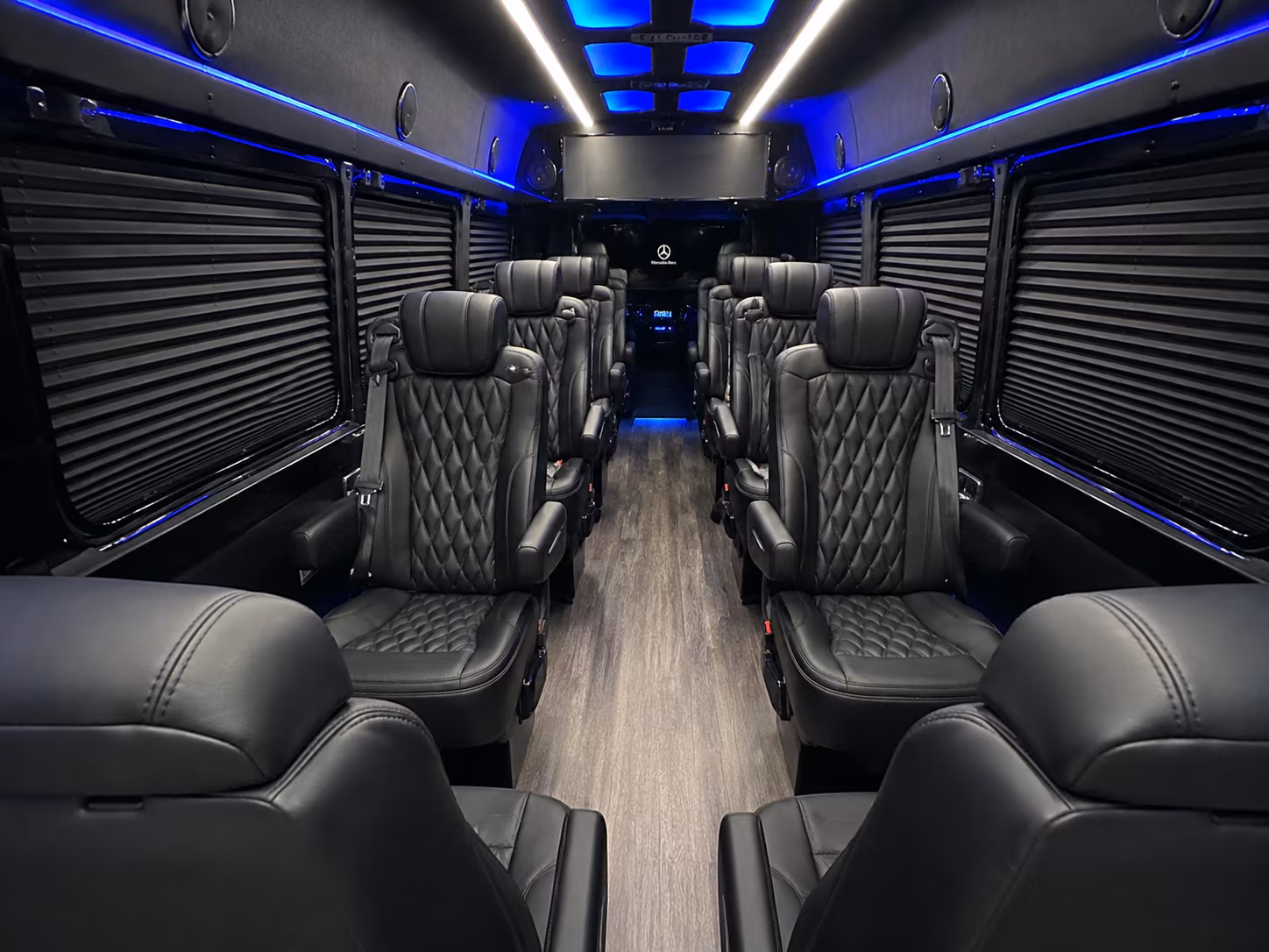 fort worth 12 passenger sprinter van interior